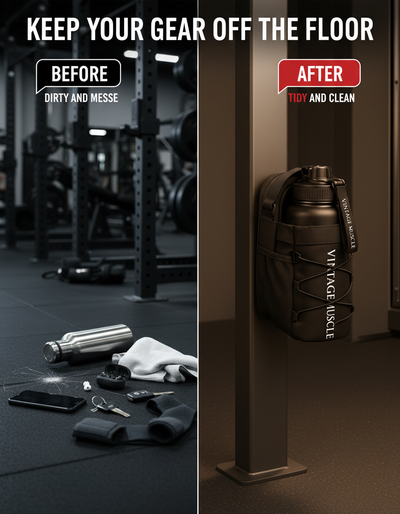 Magnetic Gym Bag & Premium Bottle