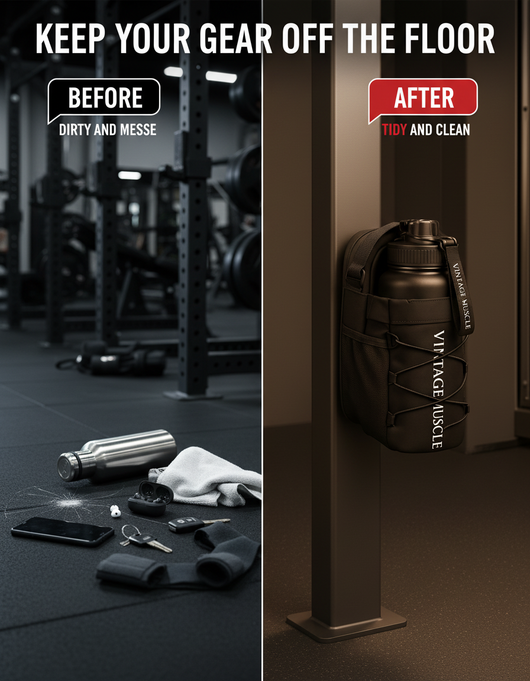 Magnetic Gym Bag & Premium Bottle