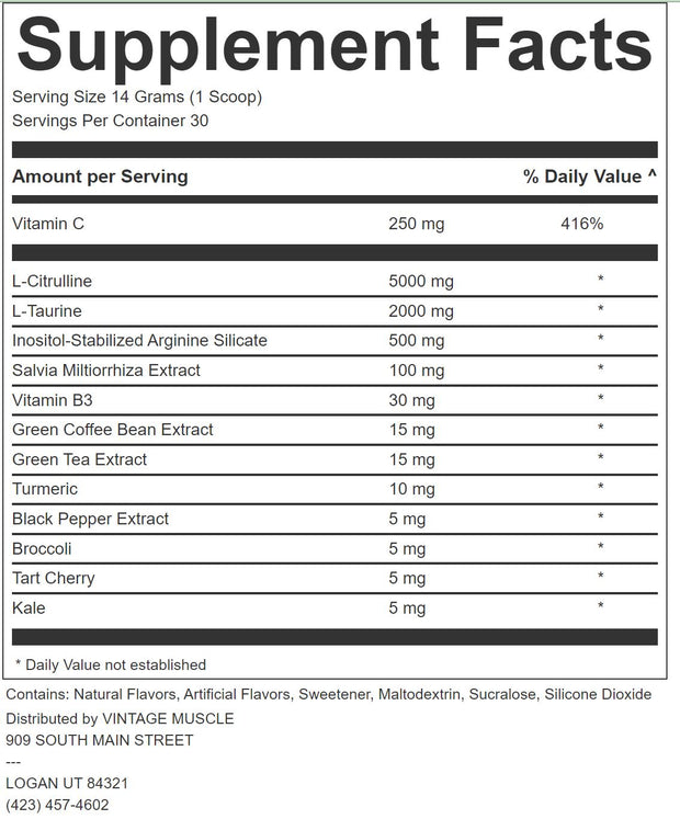 NITRIC - Pump Blend (Non Stim)